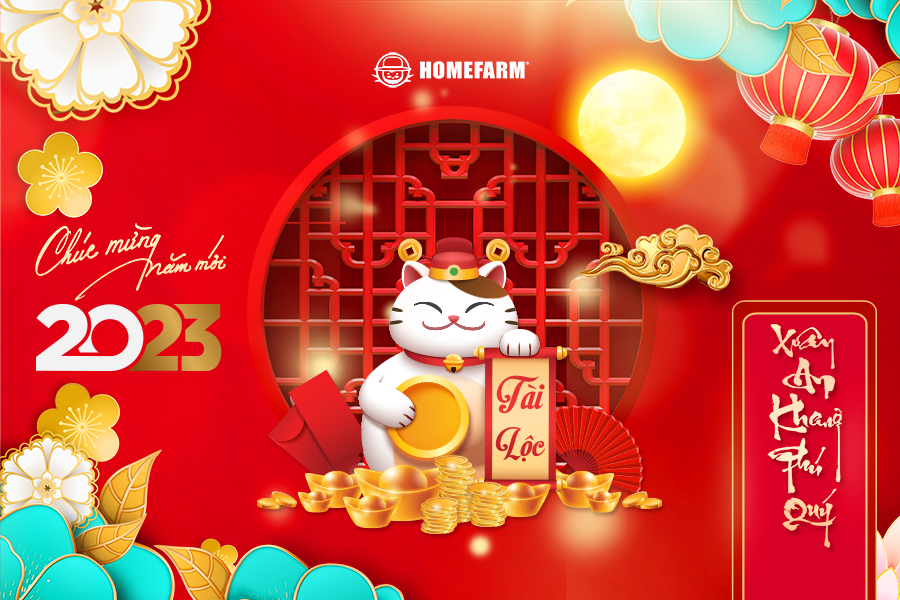 HOMEFARM CHÚC MỪNG NĂM MỚI QUÝ MÃO 2023