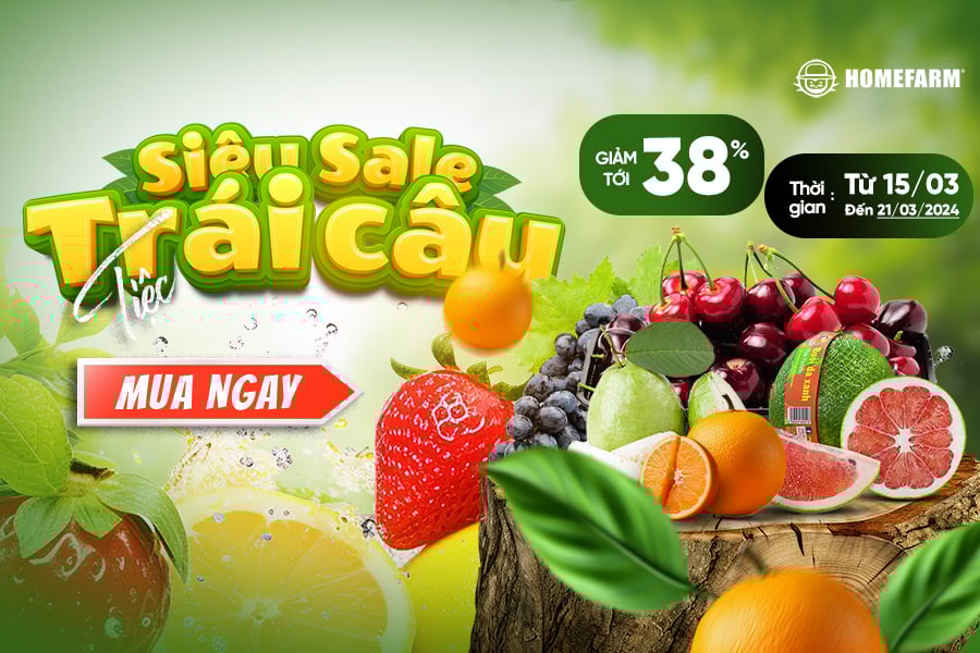 [HN-HP] Siêu sale tiệc trái cây - Ưu đãi ngất ngây đến 38%