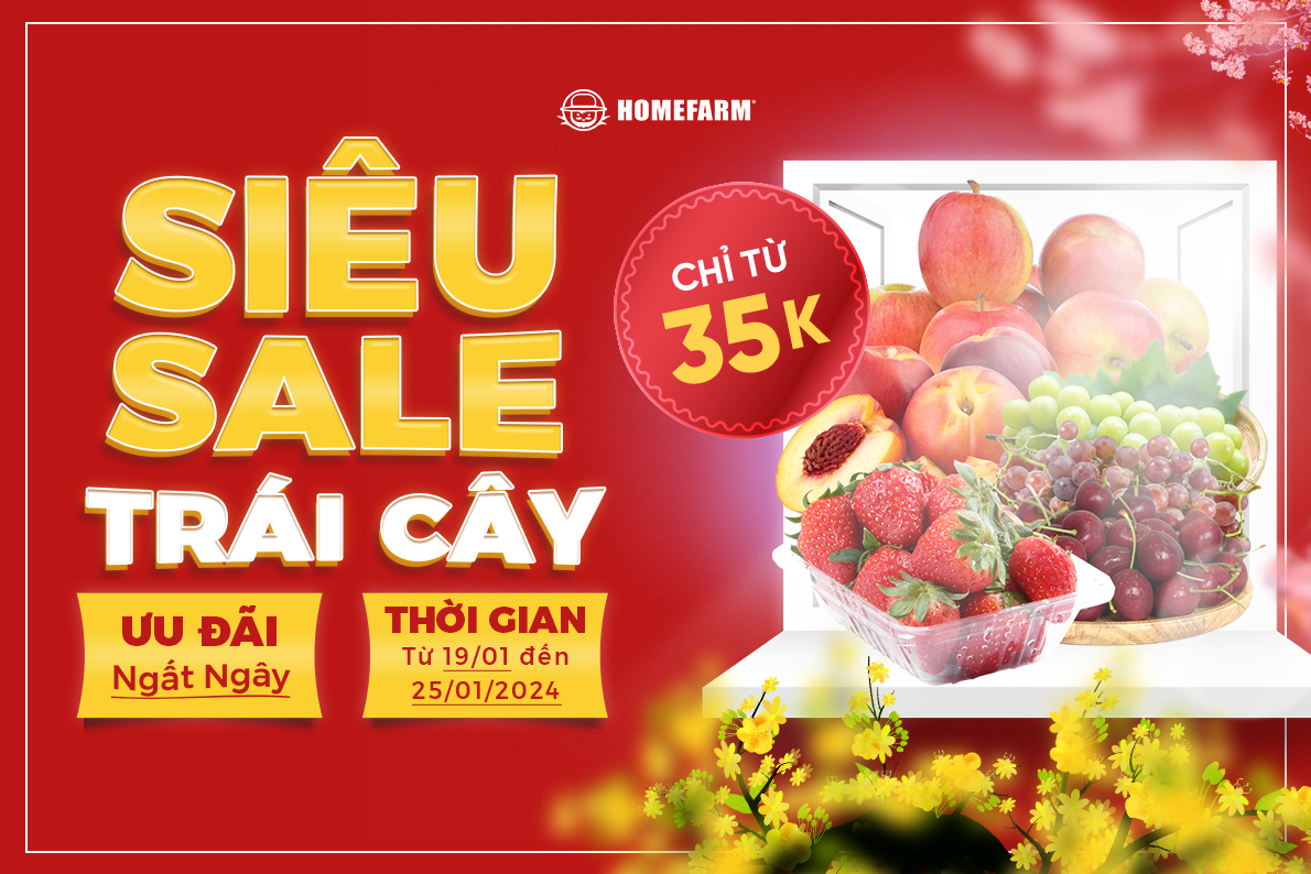 [HN-HP] Siêu sale trái cây - Ưu đãi ngất ngây chỉ từ 35k