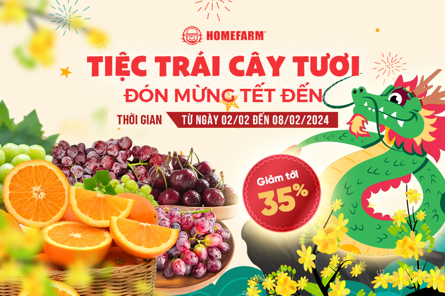 [HP] Tiệc trái cây tươi - Đón mừng Tết đến giảm tới 35%