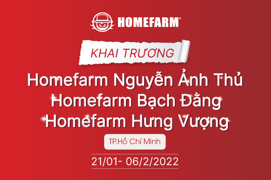 [HCM] Ra mắt bộ ba Homefarm Nguyễn Ảnh Thủ - Homefarm Bạch Đằng - Homefarm Hưng Vượng