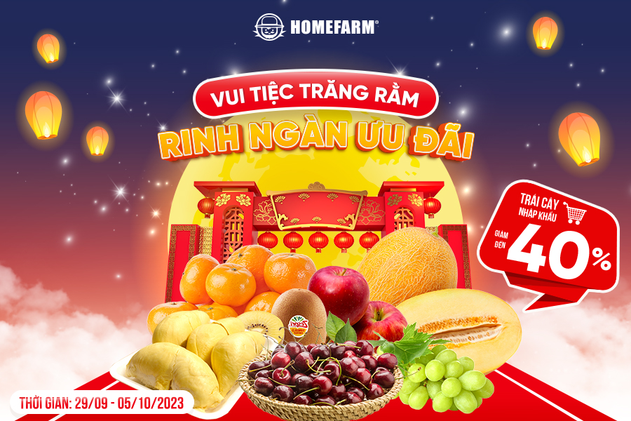 [HN] Vui tiệc trăng rằm - Ưu đãi trái cây nhập khẩu đến 40%