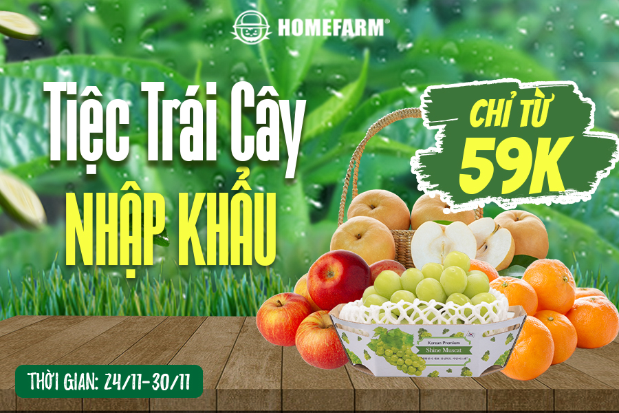 [HP] Đãi tiệc trái cây nhập khẩu deal cực to khỏi lo về giá chỉ từ 59k