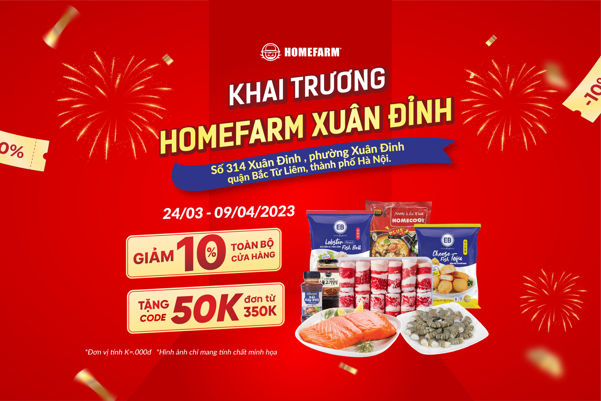 [HN] Rộn ràng khai trương -  Tưng bừng ưu đãi tại Homefarm Xuân Đỉnh