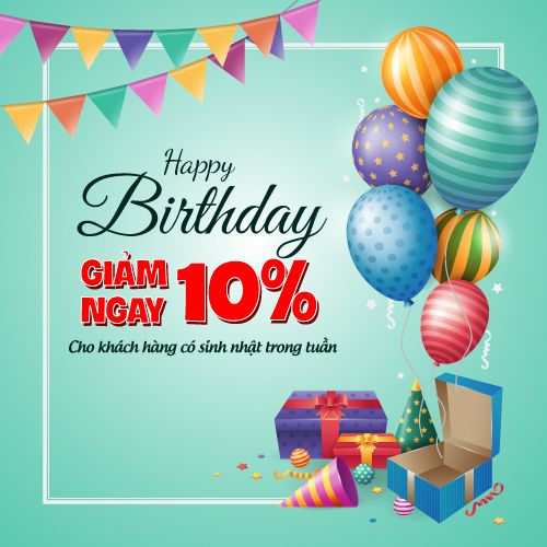 Set Trang Trí Sinh Nhật Thôi Nôi Poster Cho Bé Gái Kèm Ống Bơm Tay  Happy  Birthday  Shopee Việt Nam