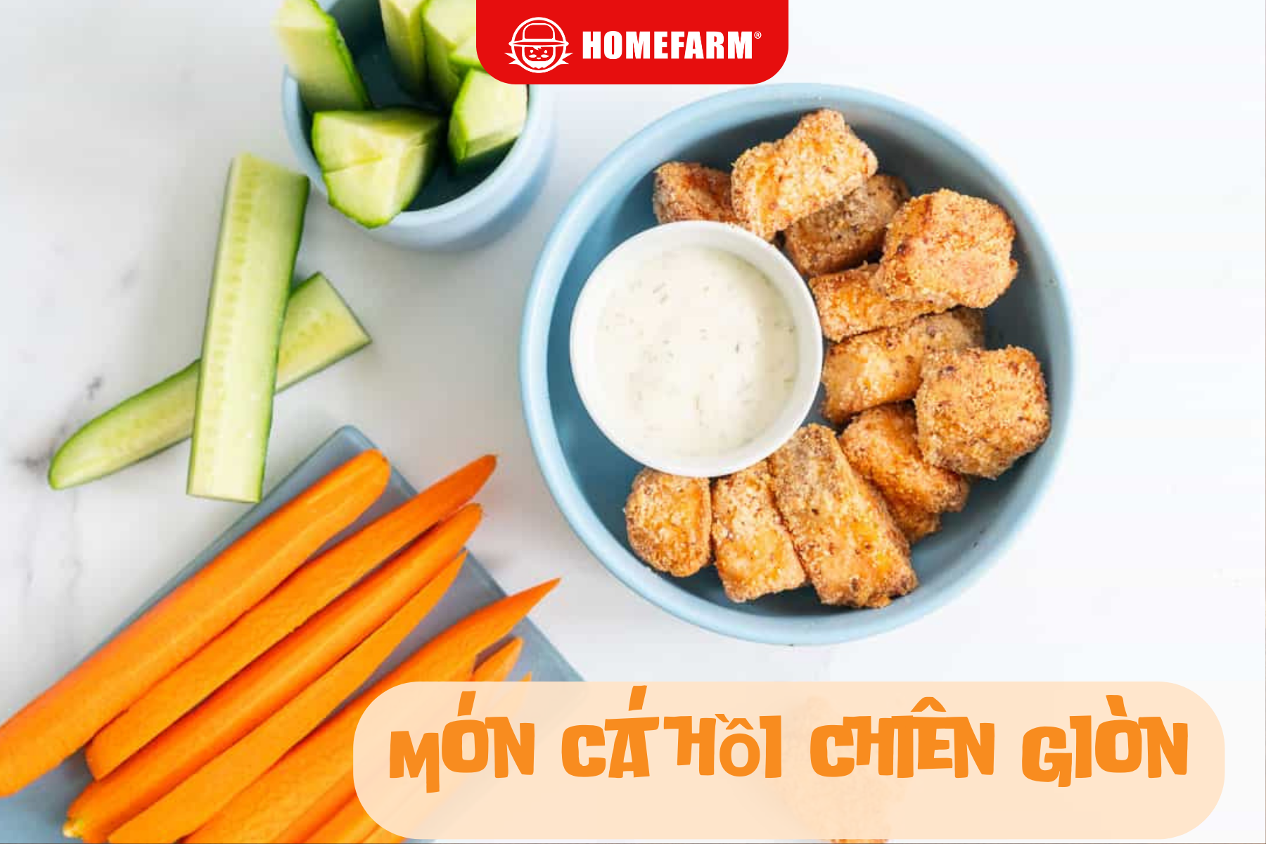 Vào bếp cùng Homefarm với món cá hồi chiên giòn cực ngon