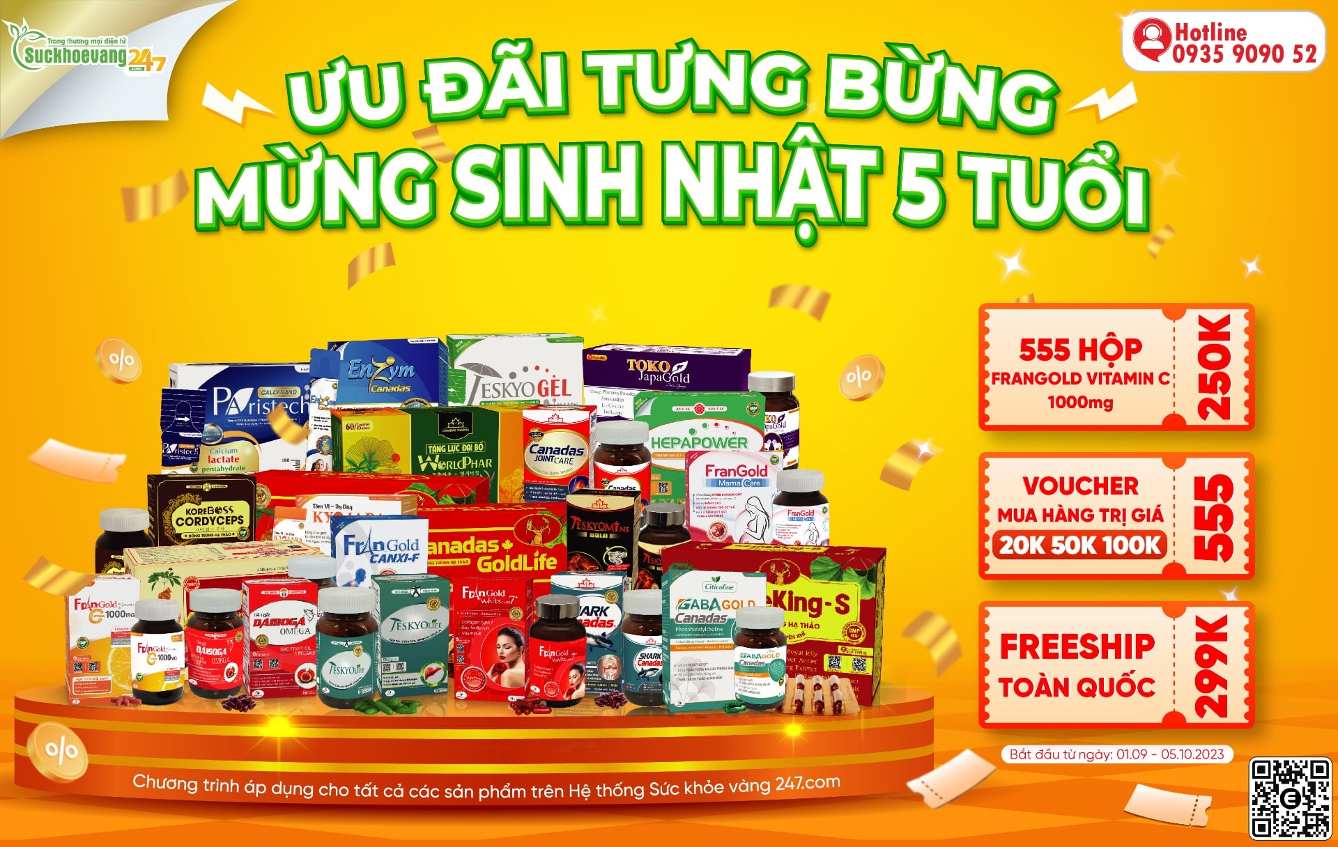 ƯU ĐÃI TƯNG BỪNG - MỪNG SINH NHẬT 5 TUỔI