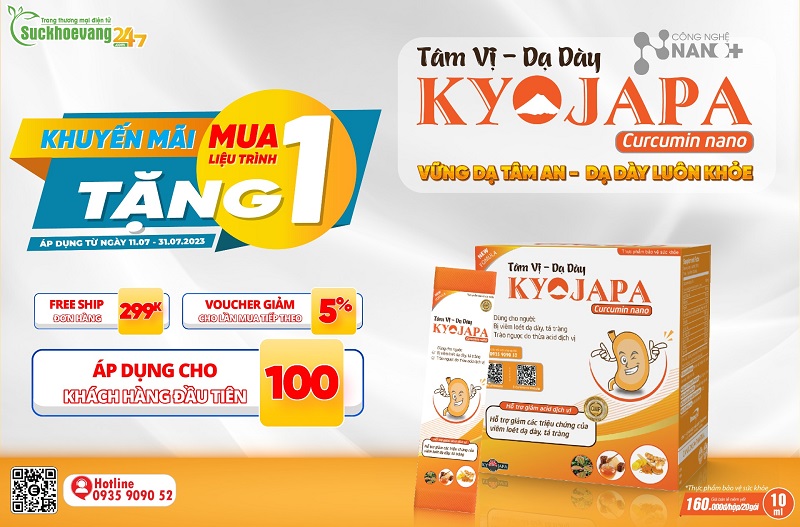 TÂM VỊ - DẠ DÀY KYOJAPA: 