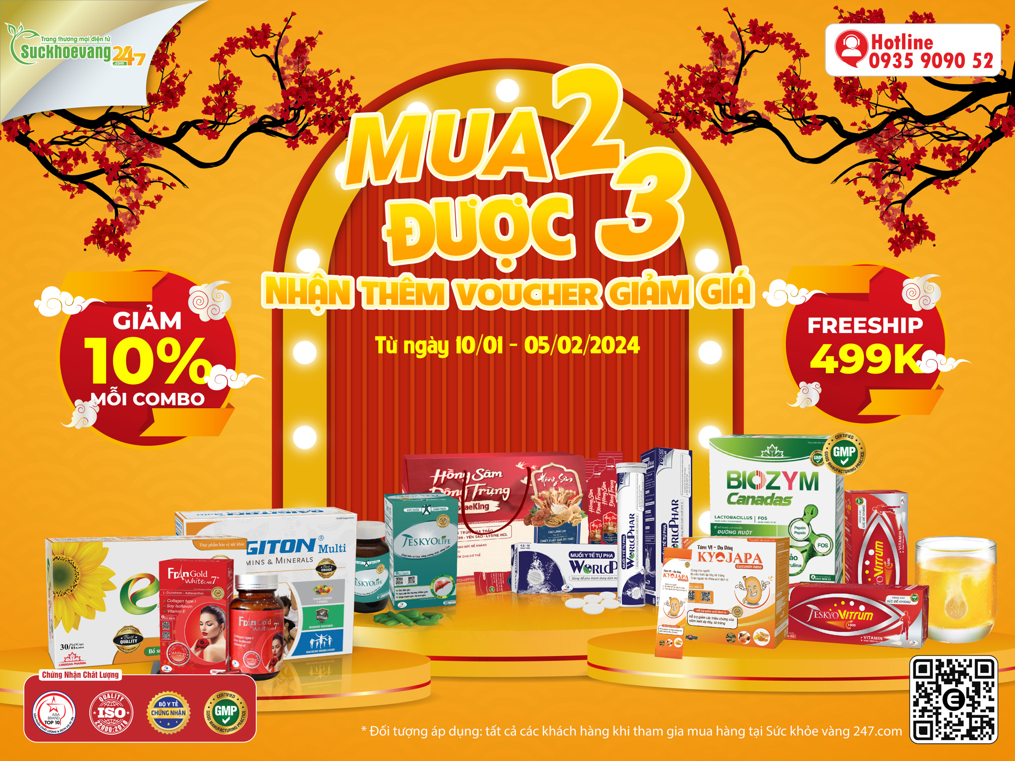 Chương trình Combo đón Tết: 