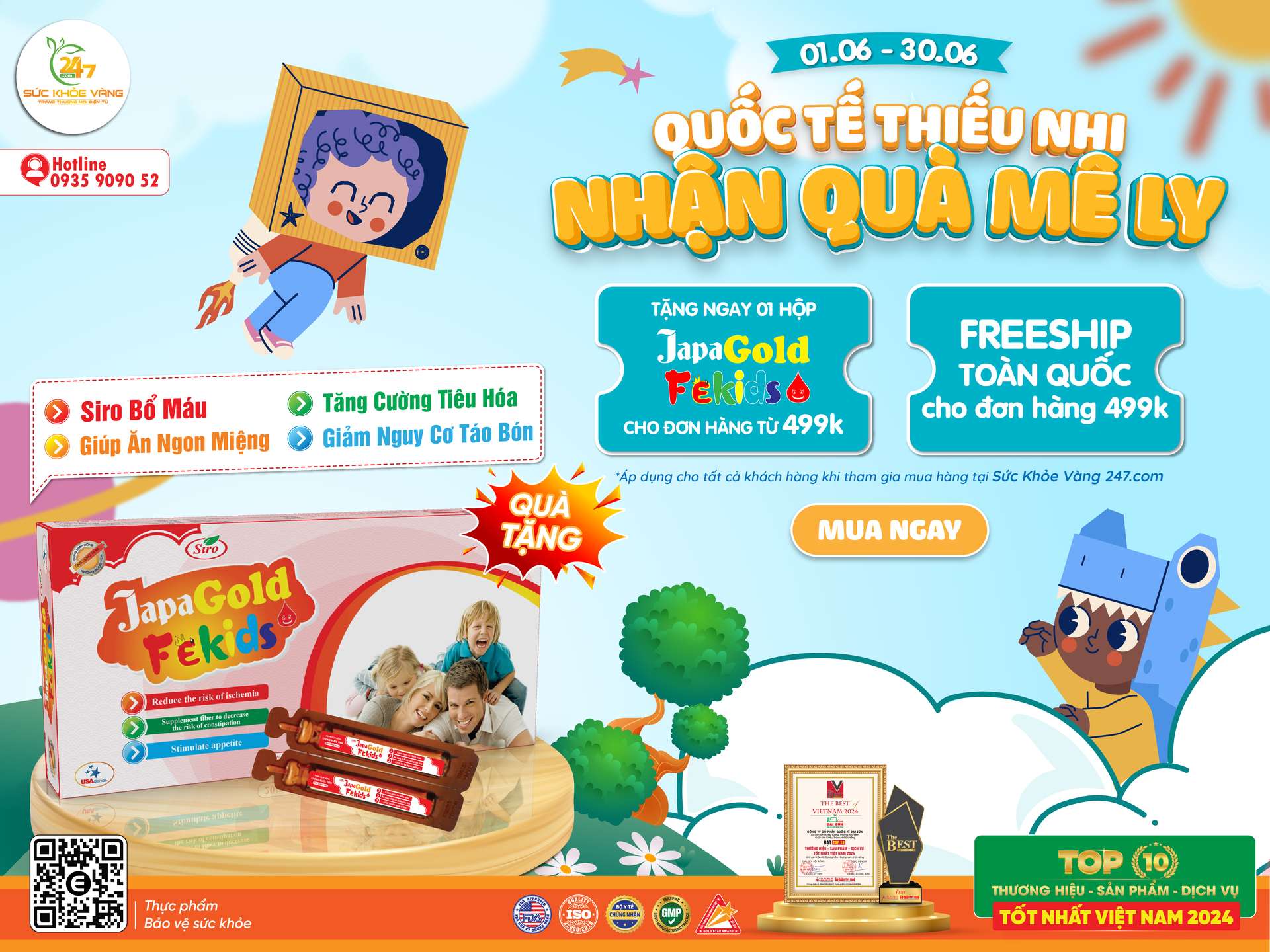 QUỐC TẾ THIẾU NHI - NHẬN QUÀ MÊ LY