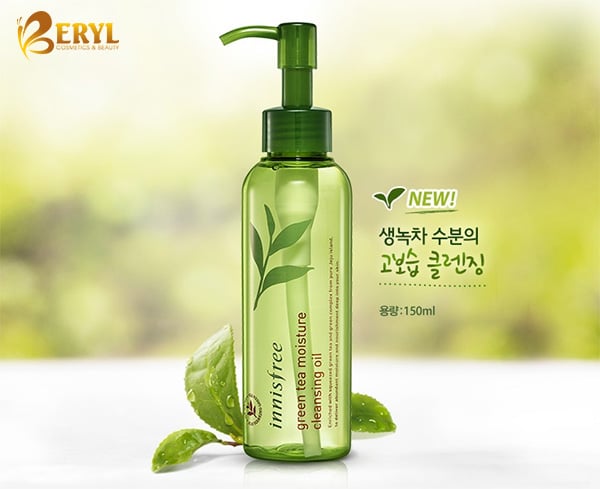 Dầu tẩy trang trà xanh Innisfree Green Tea Moisture Cleansing Oil 150ml