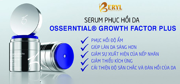 Công dụng của Serum phục hồi da Ossential Growth Factor Serum Plus