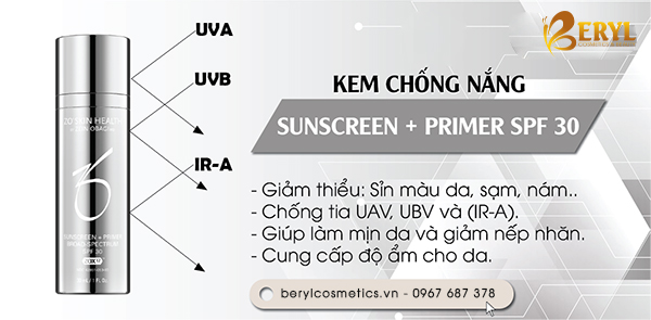 Công dụng của kem chống nắng Sunscreen Primer Broad Spectrum SPF 30