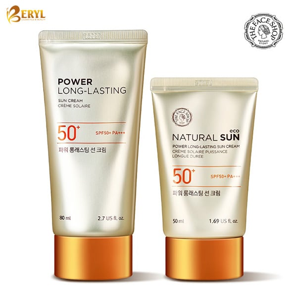 Kem Chống Nắng The Face Shop Power Long Lasting Sun Cream 