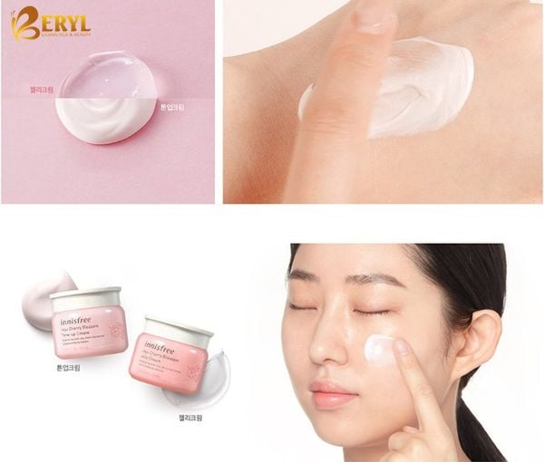 Kem dưỡng ẩm trắng da Innisfree Jeju Cherry Blossom Tone Up Cream