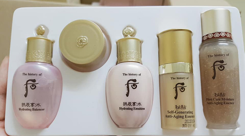 Bộ Kem Dưỡng Ẩm Và Chống Lão Hóa GongJinHyang Soo (5sp)