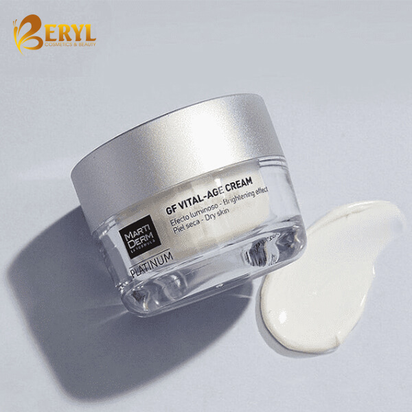 Thành phần có trong kem dưỡng da mặt MartiDerm Platinum GF Vital Age Cream