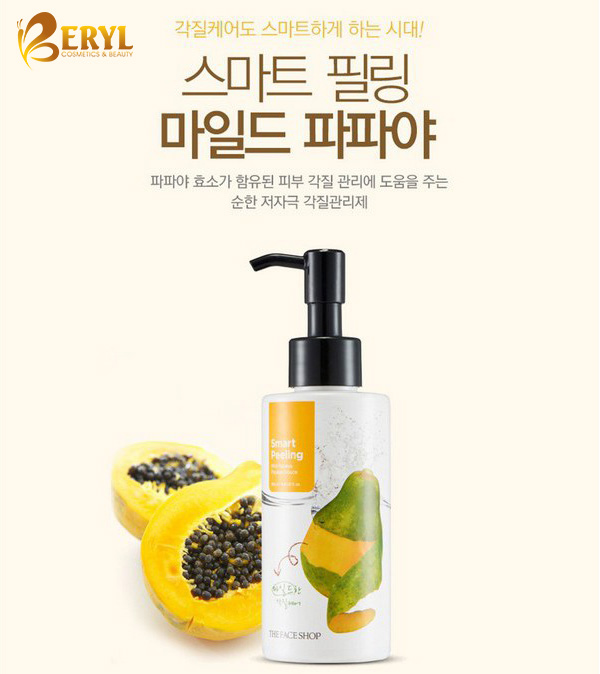 Kem tẩy tế bào chết đu đủ The Face Shop Smart Peeling Mild Papaya