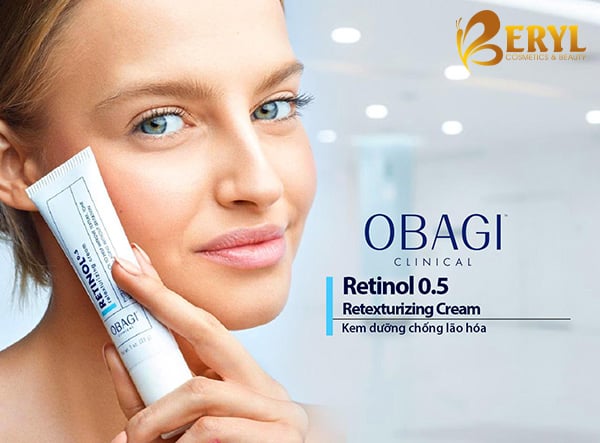 Kem dưỡng da mặt chống lão hóa Obagi Clinical Retinol 0.5 Retexturizing Cream