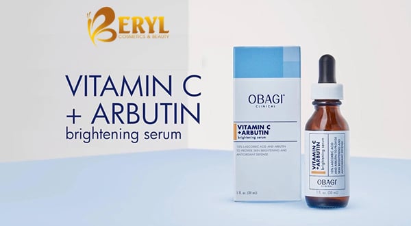 Tinh chất dưỡng trắng da Obagi Clinical Vitamin C+ Arbutin Brightening Serum.