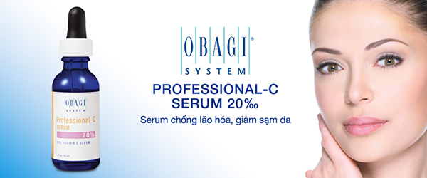 Serum chống lão hóa, dưỡng trắng da Obagi Professional C Serum 20% 30ml