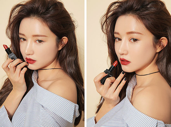 Son 3CE 909 Smoke Rose Vỏ Đen Lipcolor Matte Màu Đỏ Đất