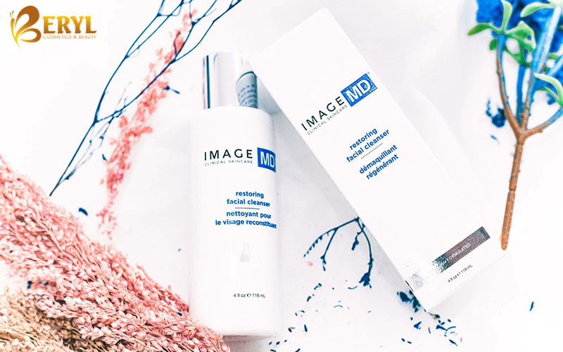 Sữa rửa mặt trẻ hóa da Image MD Restoring Facial Cleanser.