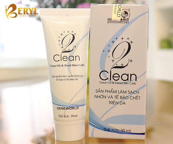 Hướng dẫn sử dụng sản phẩm tẩy da chết Geneworld 2 Clean