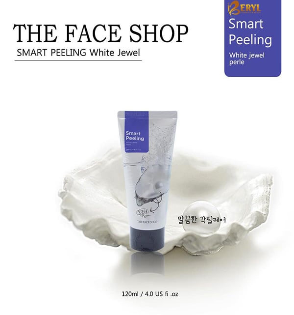 Tẩy tế bào chết ngọc trai The Face Shop Smart Peeling White Jewel