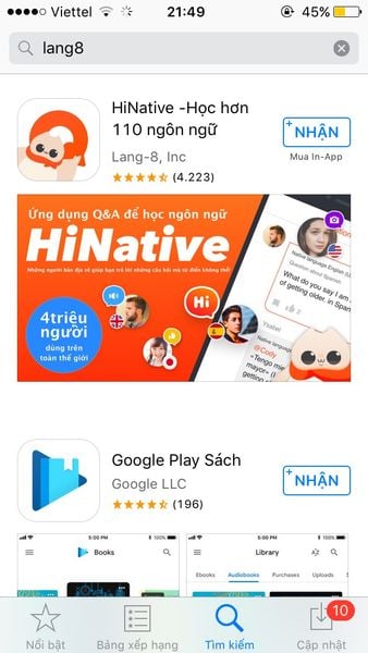 Ứng dụng học tiếng Nhật