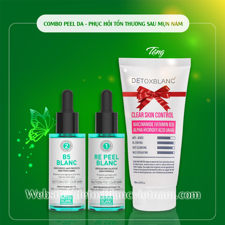 Combo Peel Da - Phục Hồi Sau mụn Nám