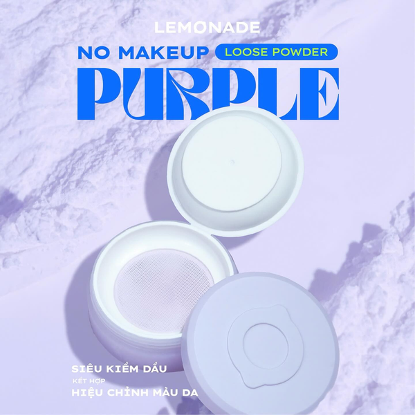 ✨ NÂNG CẤP LỚP NỀN VỚI NO MAKEUP LOOSE POWDER PHIÊN BẢN TÍM: KIỀM DẦU VÀ HIỆU CHỈNH TÔNG DA! ✨
