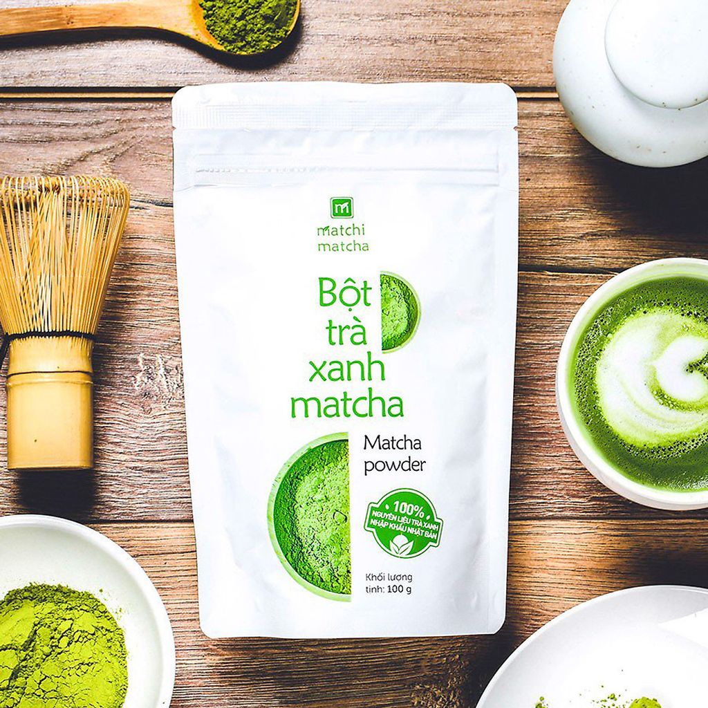 thức uống đẹp da, matcha, sencha, matchi matcha