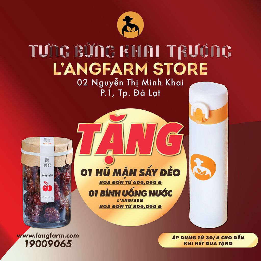 Langfarm Store khai trương số 2 Nguyễn Thị Minh Khai, Phường 1, Đà Lạt