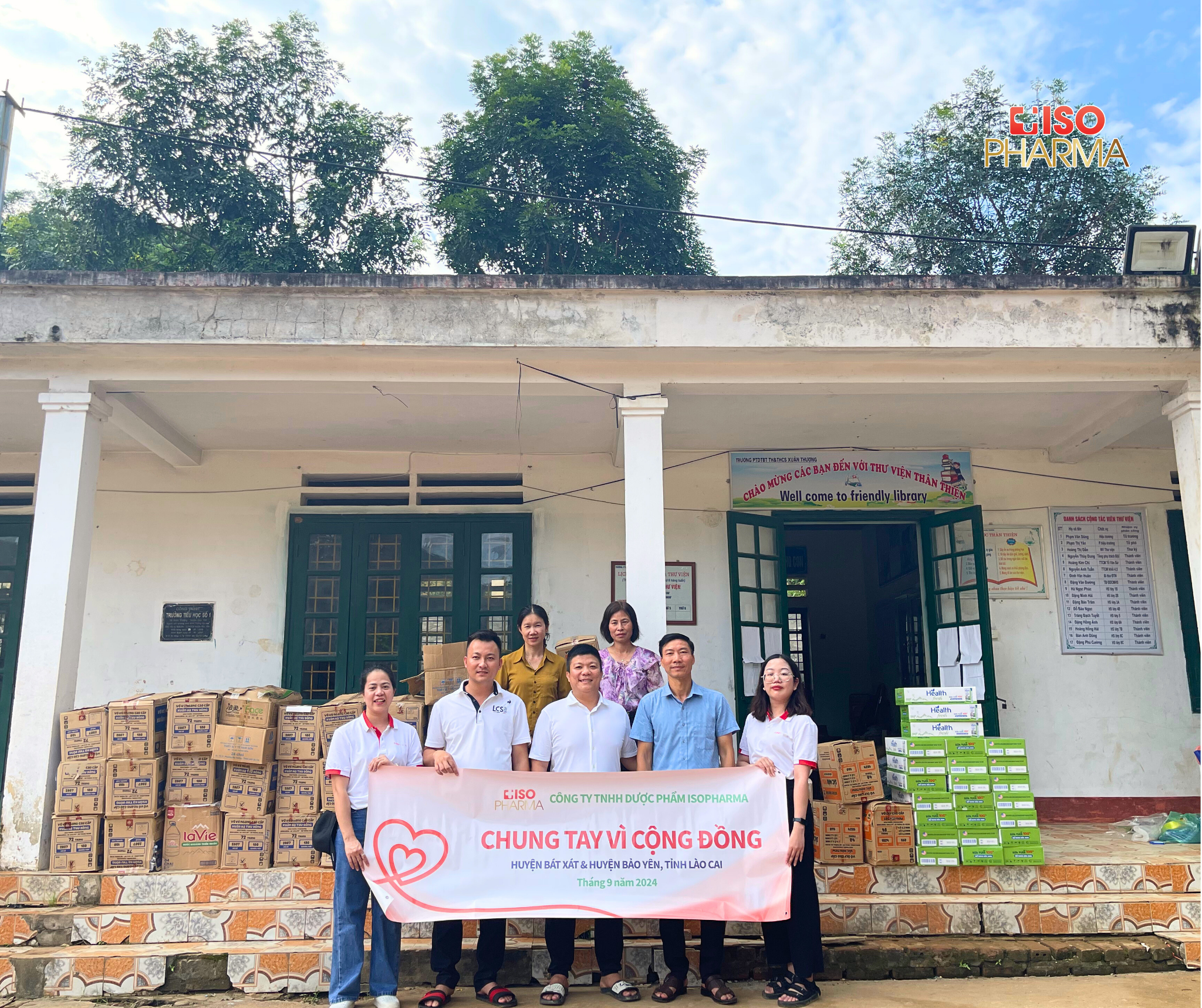 Isopharma Tiếp Tục Lan Tỏa Yêu Thương - Chương Trình Thiện Nguyện Hỗ Trợ Trẻ Em Vùng Cao Lào Cai Sau Thiên Tai