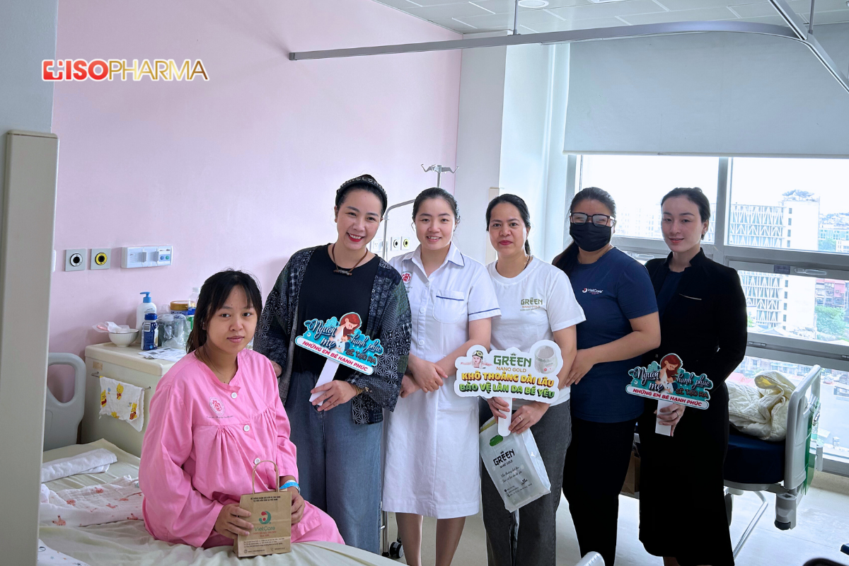 Recap: Tã Bỉm Green Nano Gold - Nhãn Hàng Thuộc Isopharma Trao Gửi Yêu Thương Tại Khoa Phụ Sản - BV TWQĐ 108