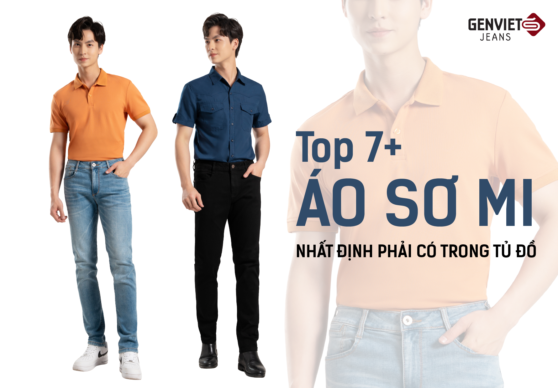 Top 7+ áo sơ mi nhất định phải có trong tủ đồ