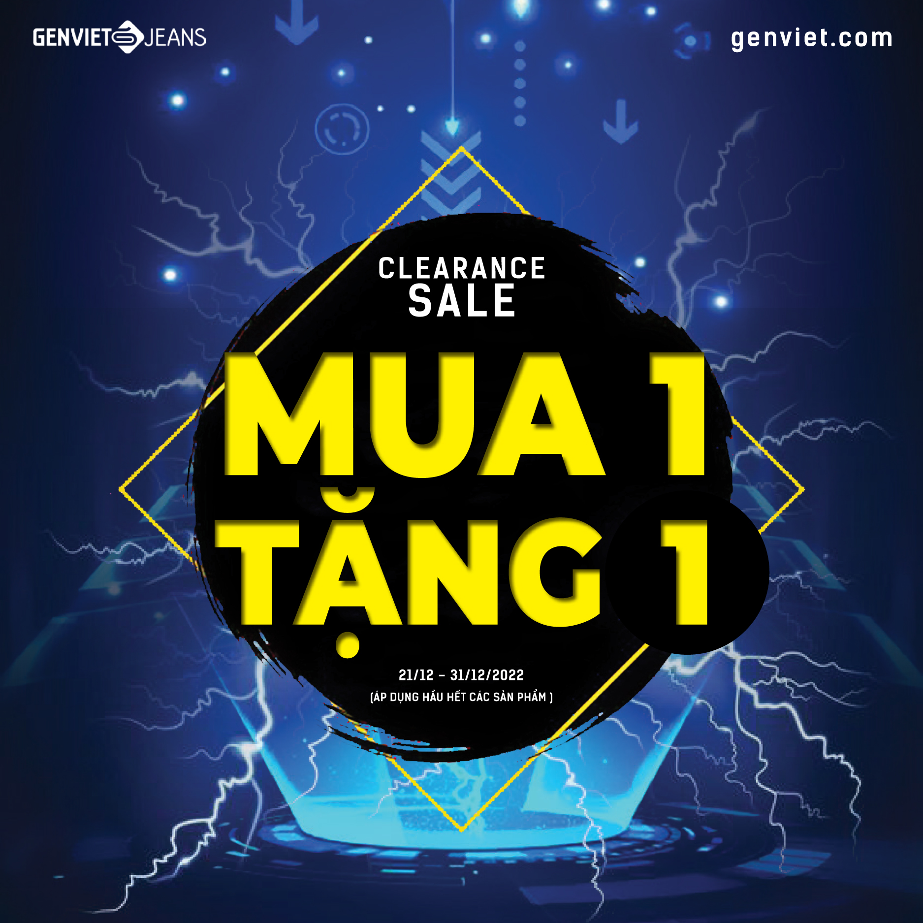 CLEARANCE SALE | THỜI TRANG GENVIET JEANS  MUA 1 TẶNG 1 HẦU HẾT SẢN PHẨM THU ĐÔNG