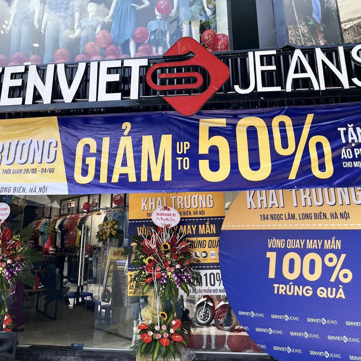 NGÀY VÀNG KHAI TRƯƠNG | GENVIET JEANS CHÀO ĐÓN 2 SHOWROOM MỚI