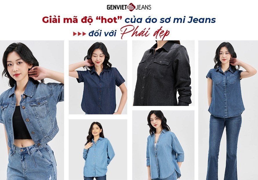 Giải mã độ “hot” của áo sơ mi Jeans đối với phái đẹp