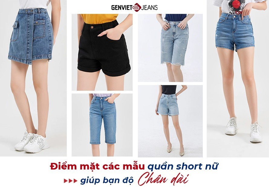 Điểm mặt các mẫu quần short nữ giúp bạn “độ” chân dài