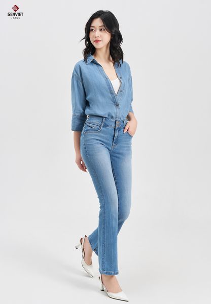 Quần Dài Nữ Jeans Vảy TQ110J8161