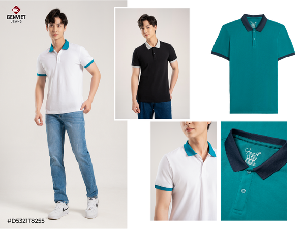 Polo thiết kế dáng suông vừa trẻ trung