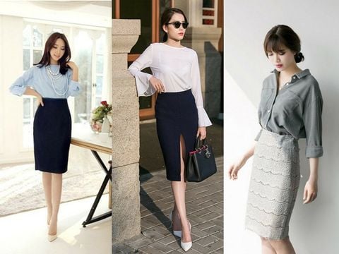 Mix-match chân váy bút chì sao cho chuẩn?