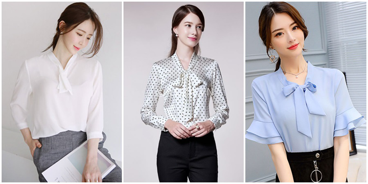 5 kiểu áo sơ mi cách điệu cực hấp dẫn cho chị em công sở
