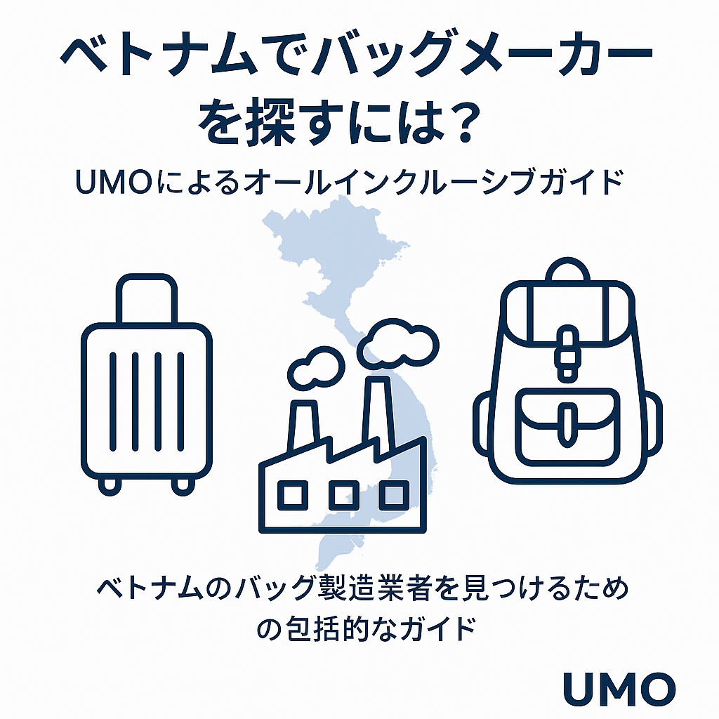 ベトナムでバッグメーカーを探すには？UMOによるオールインクルーシブガイド