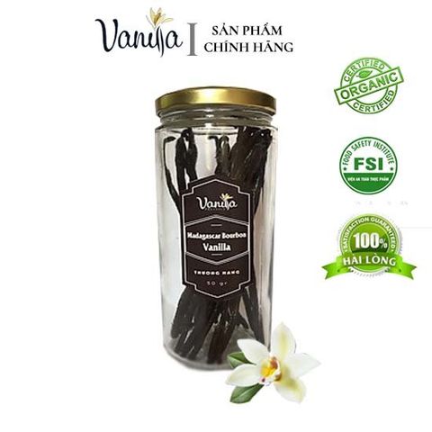 Quả Vanilla Madagascar Nứt Thượng Hạng – Thơm Đến Mức Không Cần Mở Hũ!