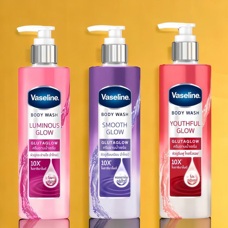 Sữa Tắm Trắng Da Vaseline Glutaglow 10X - 425ml