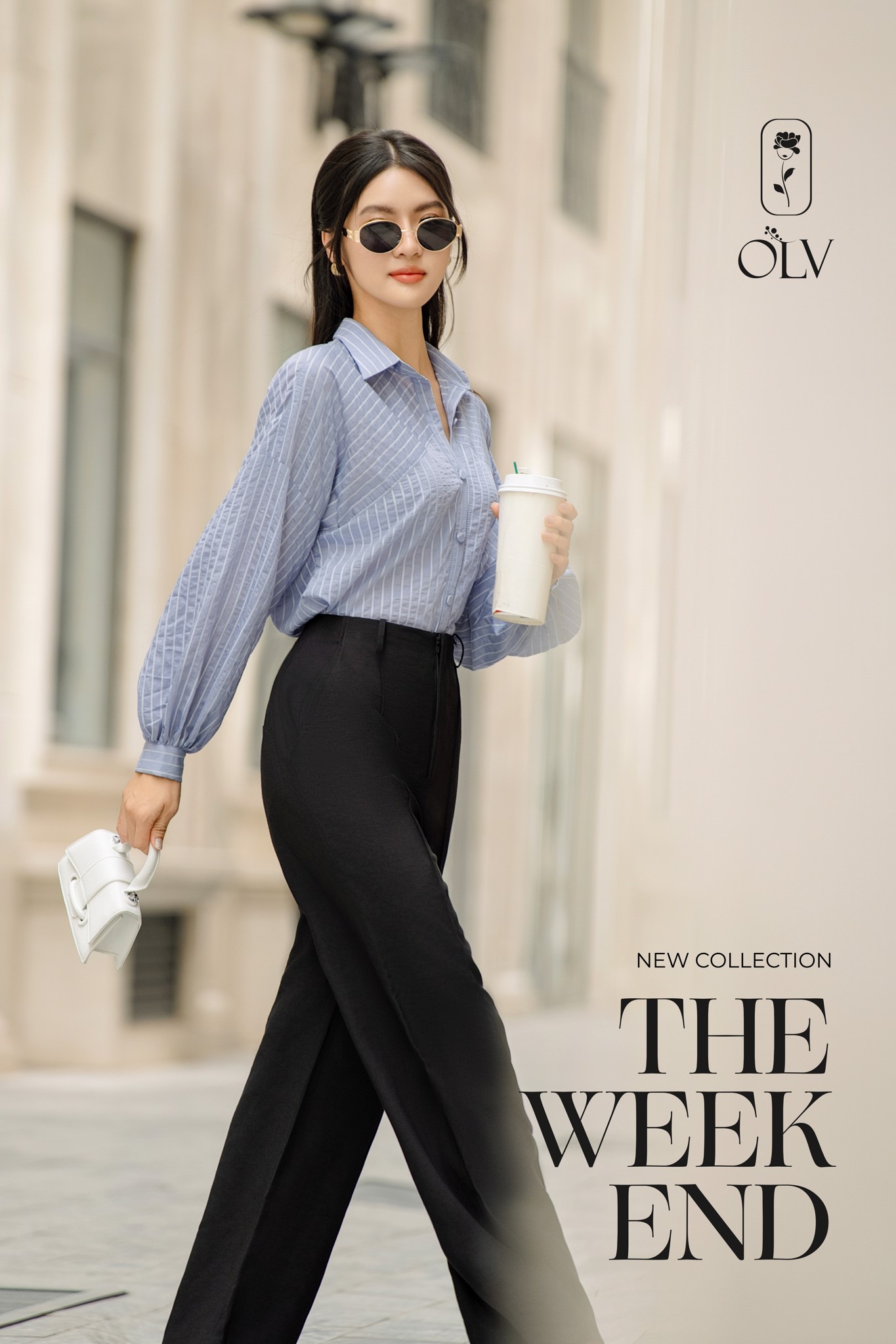 Áo Lauren Wrap Top – OLV Boutique