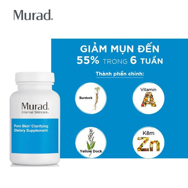 viên uống trị mụn Murad